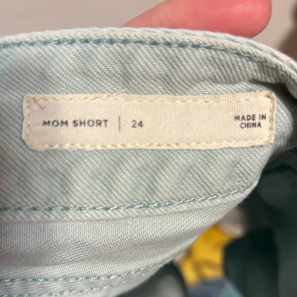 PacSun Women's Mint Green Cuffed Denim Shorts - Picture 9 of 9